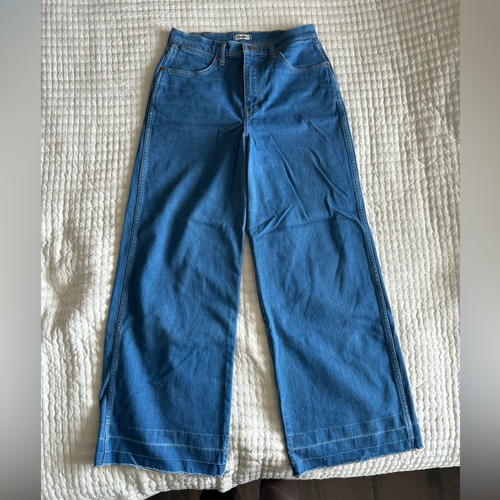 Wrangler Blue Wide-Leg Women's Jeans